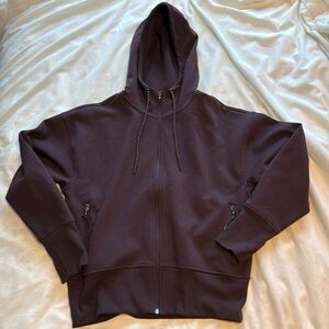 Brown Old Navy Active Zip-Up, Women’s Small, Never Worn